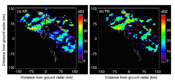 Convective precipitation case observed at 0251 UTC 25 Nov 1998. (From Schumacher and Houze 2000, Figure 4.)