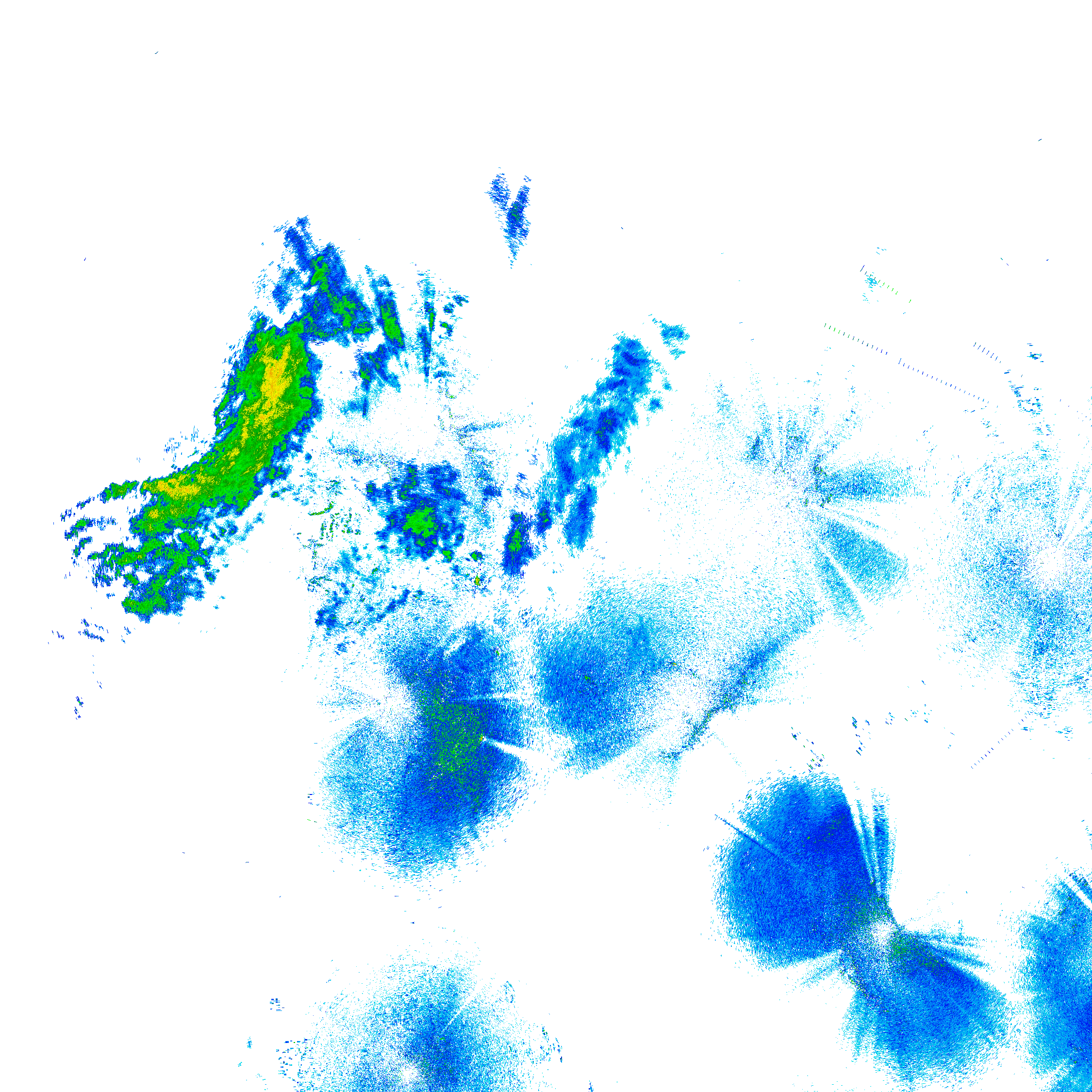 Northwest Radar image from 13 Oct 2026 at 23:16 PM
