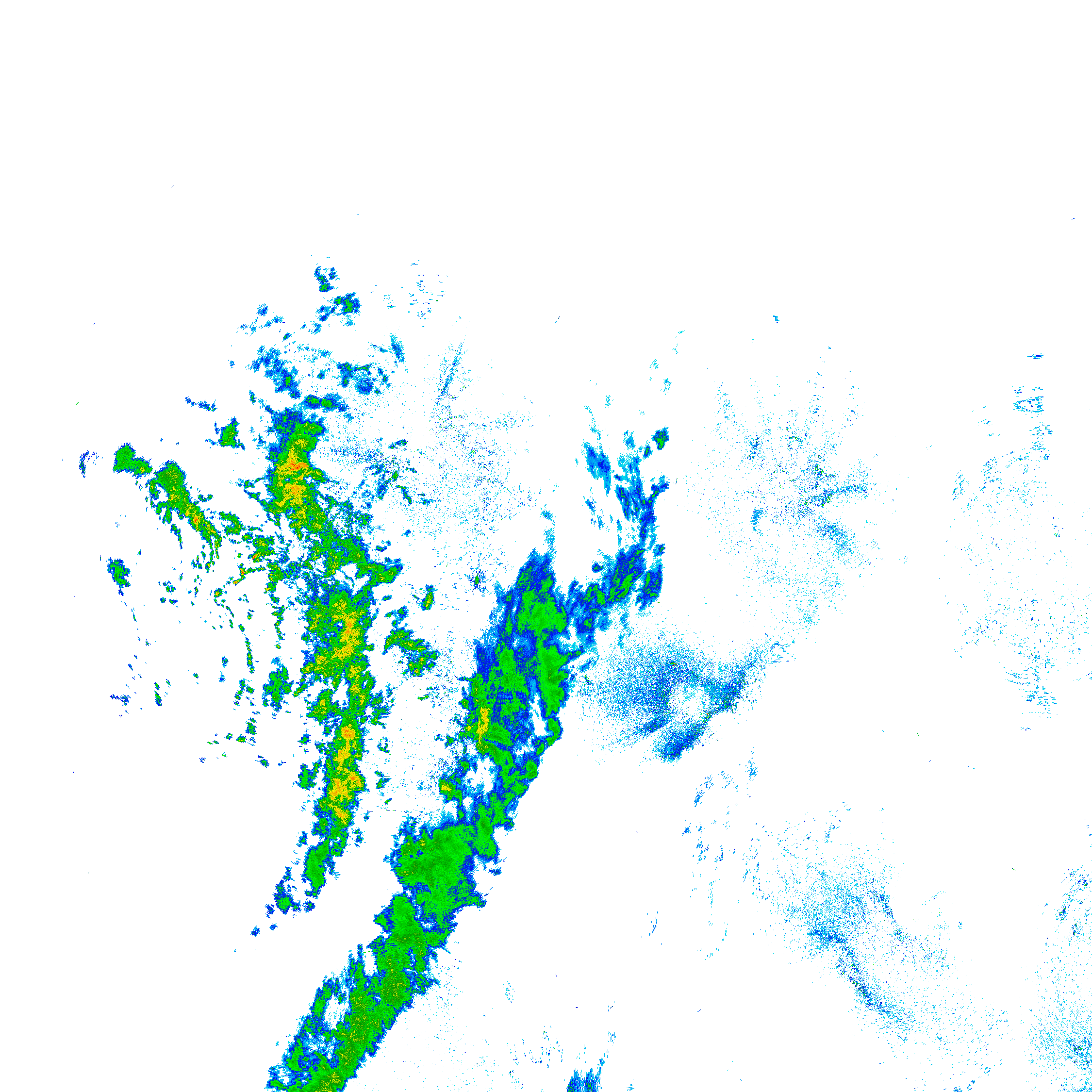 Northwest Radar image from 25 Oct 2026 at 21:35 PM