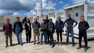 A picture of the scientists working on the AGENA field campaign